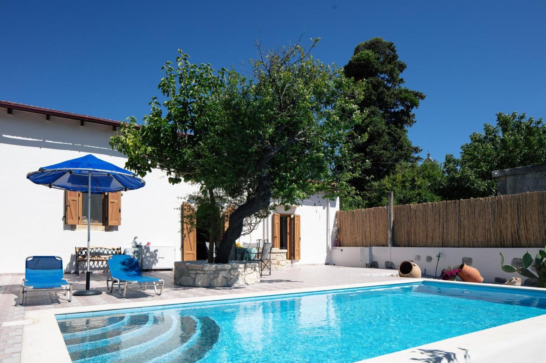 Silver Gem Villa With Private Pool Gerani Chanion Eksteriør bilde